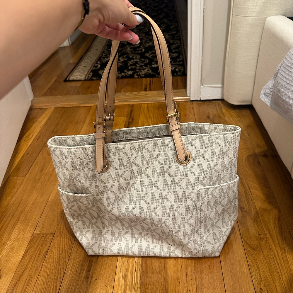 Michael Kors Monogram Beige Tote